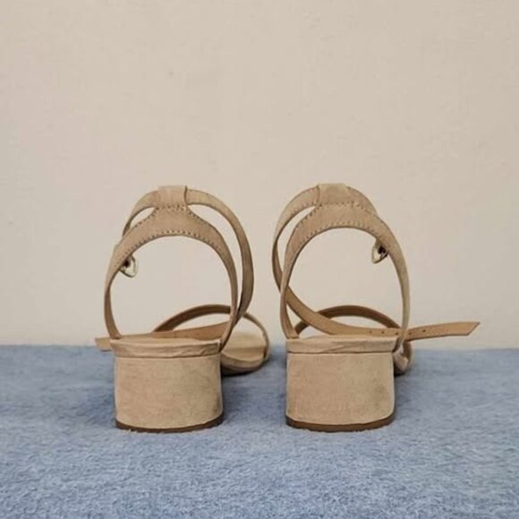 LOFT low heel faux suede sandals 7.5 - Picture 3 of 6